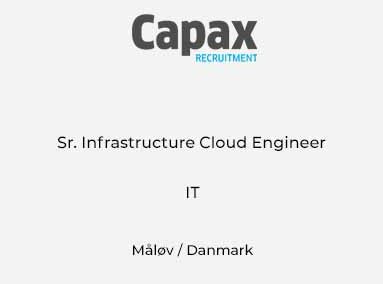 Sr. Infrastructure Cloud Engineer