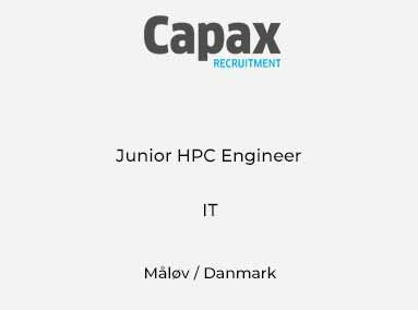 Junior HPC Engineer