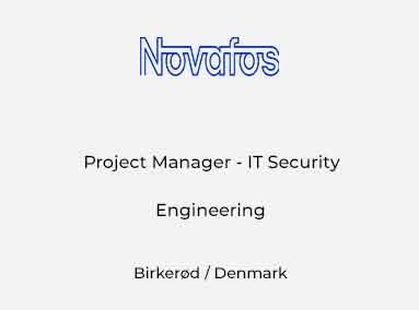 Project Manager – IT Security